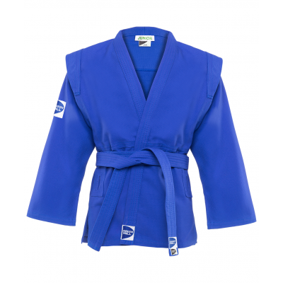 Куртка для самбо Junior SCJ-2201, синий, р.3/160